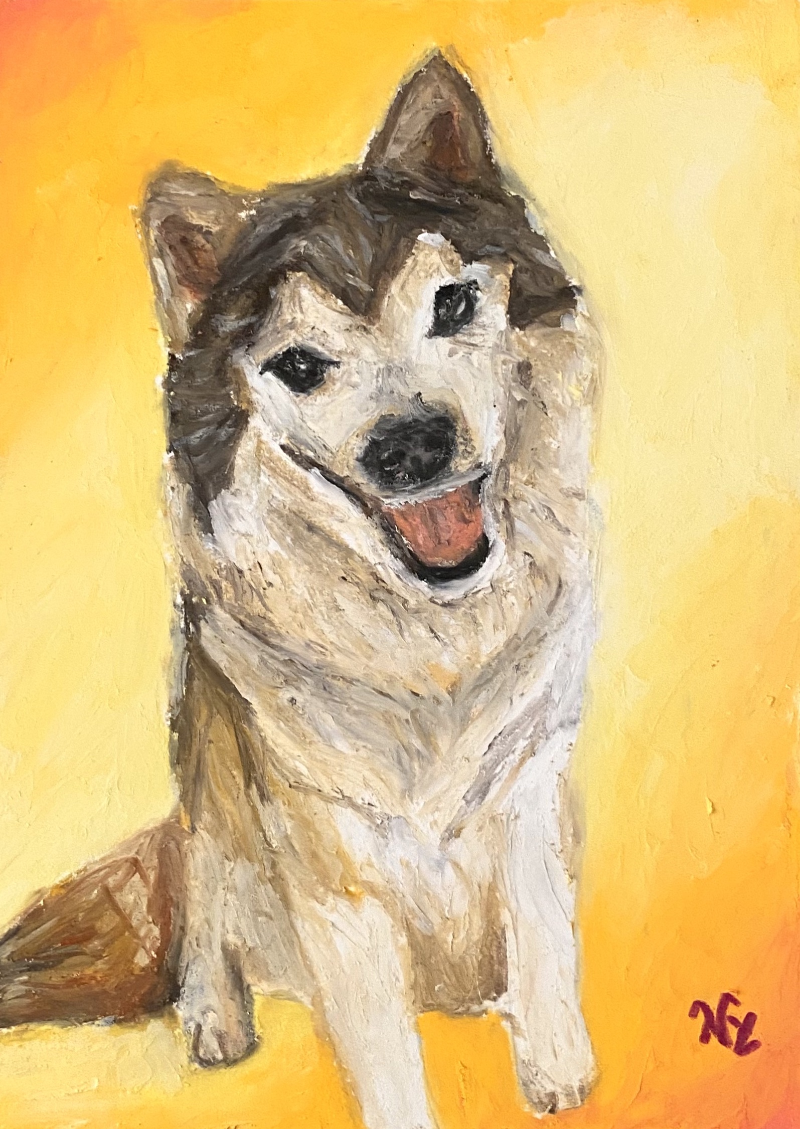 Custom pet portrait